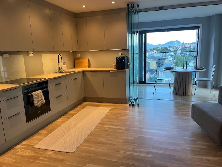 City Center 7Th Floor Apartement With Beautiful View 特罗姆瑟 外观 照片